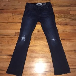 Hollister Distressed Boot Cut Jeans